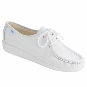Siesta - White SAS comfort walking shoes with supportive build