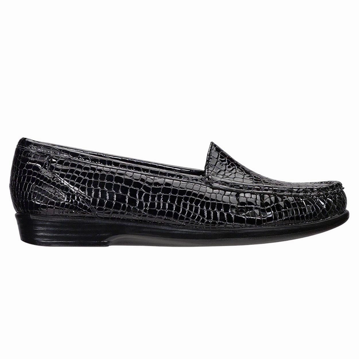 Simplify - Black Croc SAS orthopedic comfort shoes