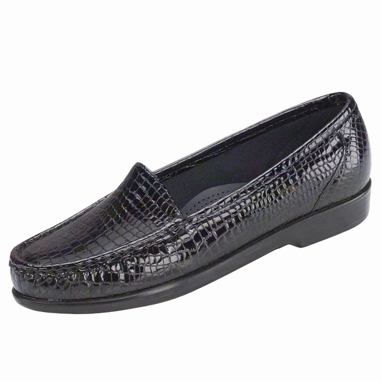 Simplify - Black Croc SAS orthopedic comfort shoes