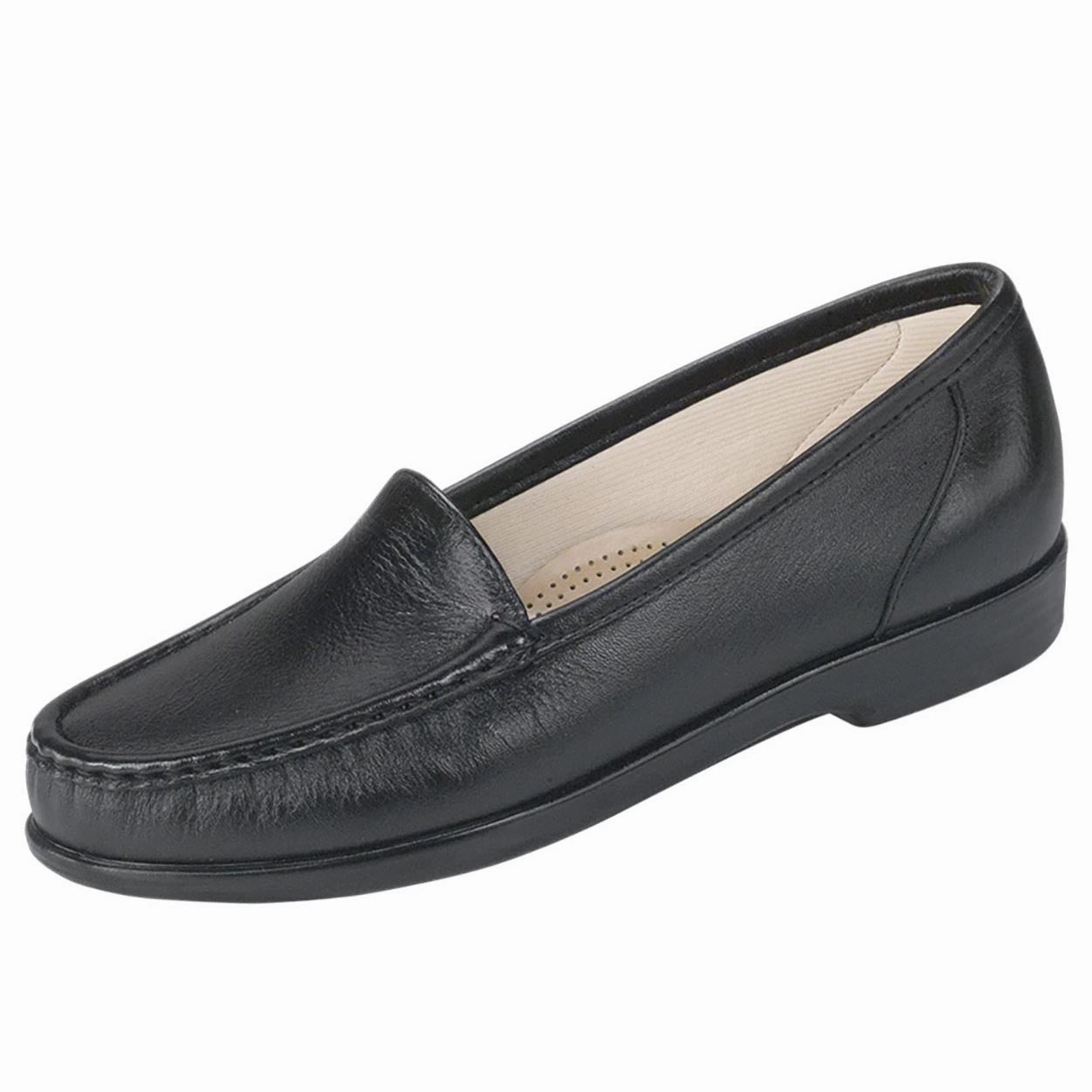 Simplify - Black SAS orthopedic comfort shoes