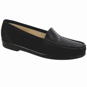 Simplify - Gray Tetris SAS comfort walking shoes with supportive build