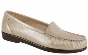 Simplify - Lusso Gold SAS comfort walking shoes with supportive build