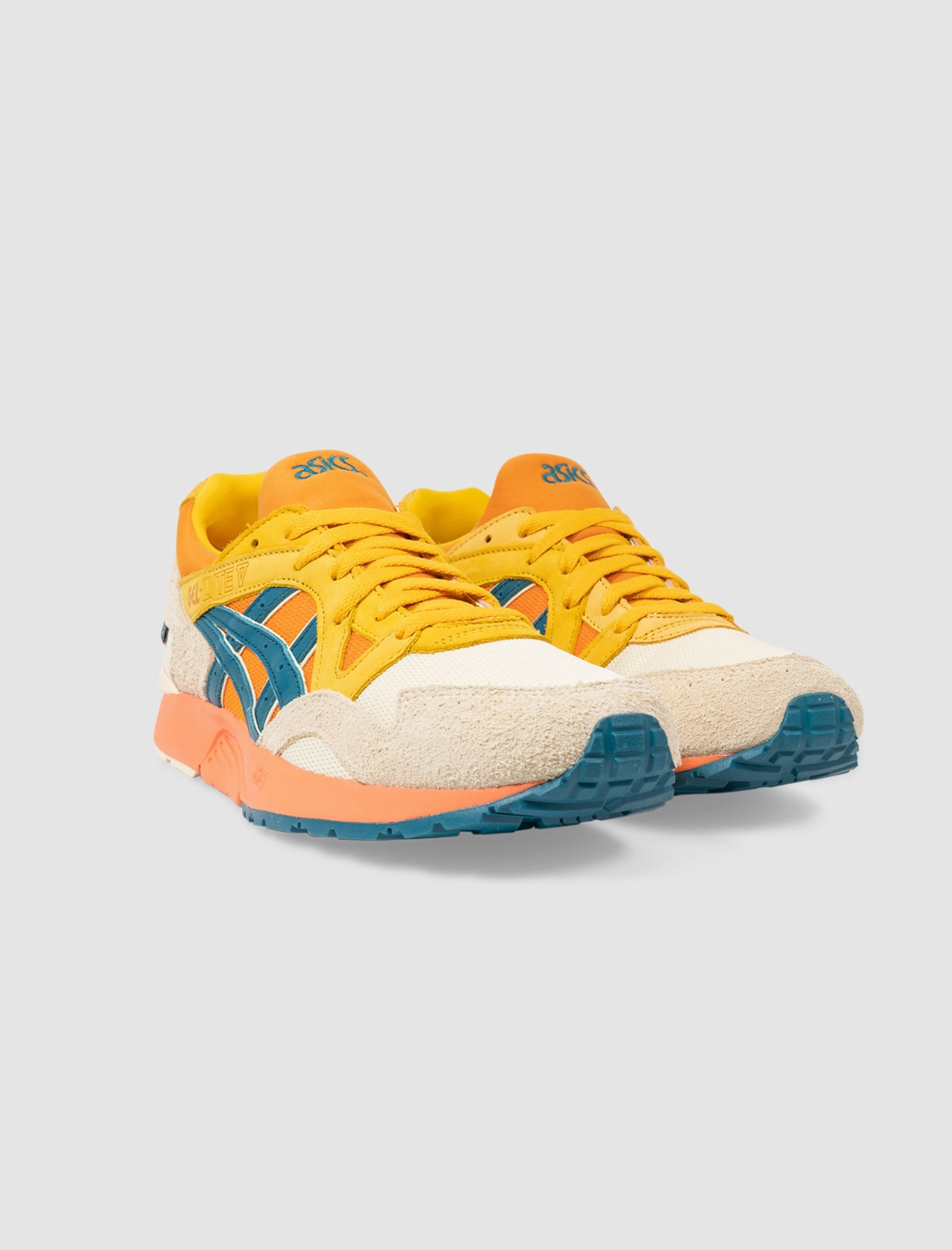 SOCIAL STATUS X CHARLOTTE LAB SCHOOLS GEL-LYTE V "TRANSPARENT YELLOW/MOROCCAN BLUE" Everyday active sneakers
