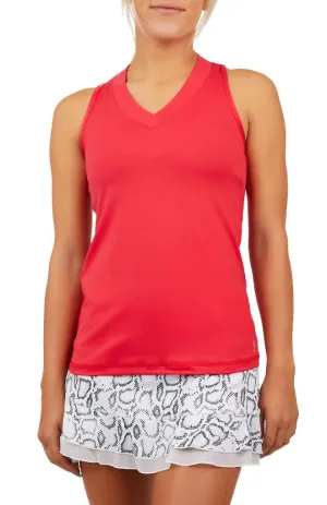 Sofibella UV V-Neck Tank - Berry Clothing Sofibella Women