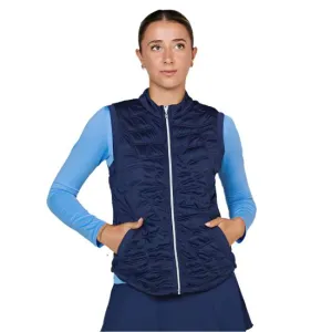 Sofibella Women's Quilt Vest UV Staples - Navy Clothing Sofibella Women