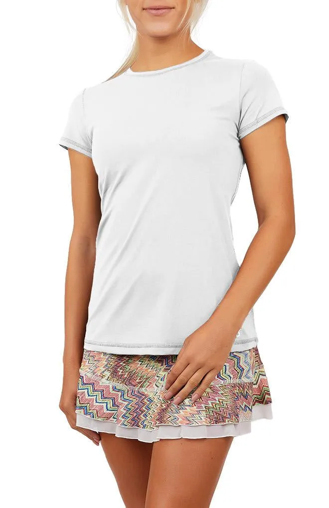 Sofiebella UV Colors Short Sleeve WHT Clothing Sofibella Women