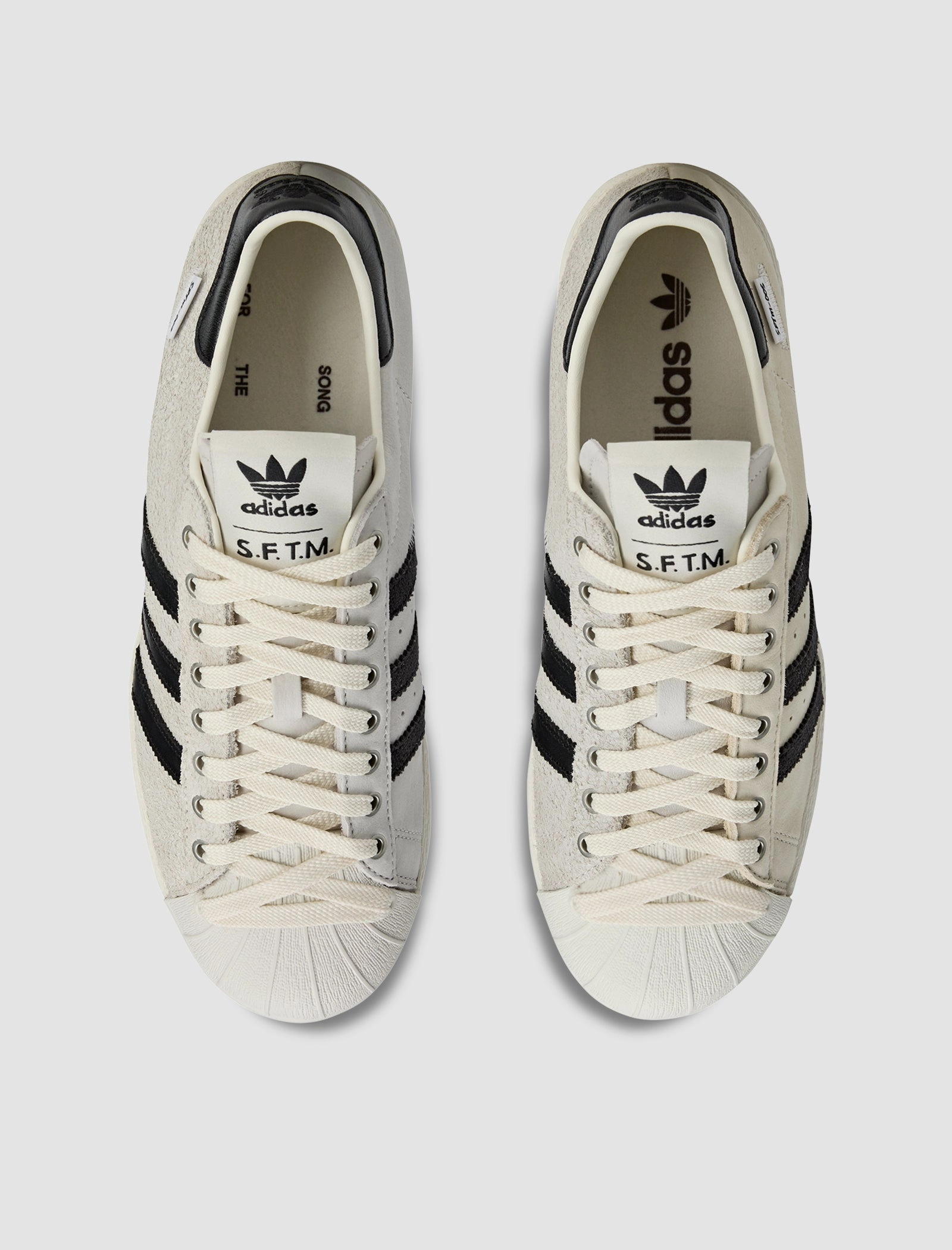 SONG FOR THE MUTE X SUPERSTAR 82 "CREAM/BLACK" Everyday trainers for men