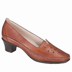 Sonyo - Alfa Brown SAS comfort walking shoes with supportive build