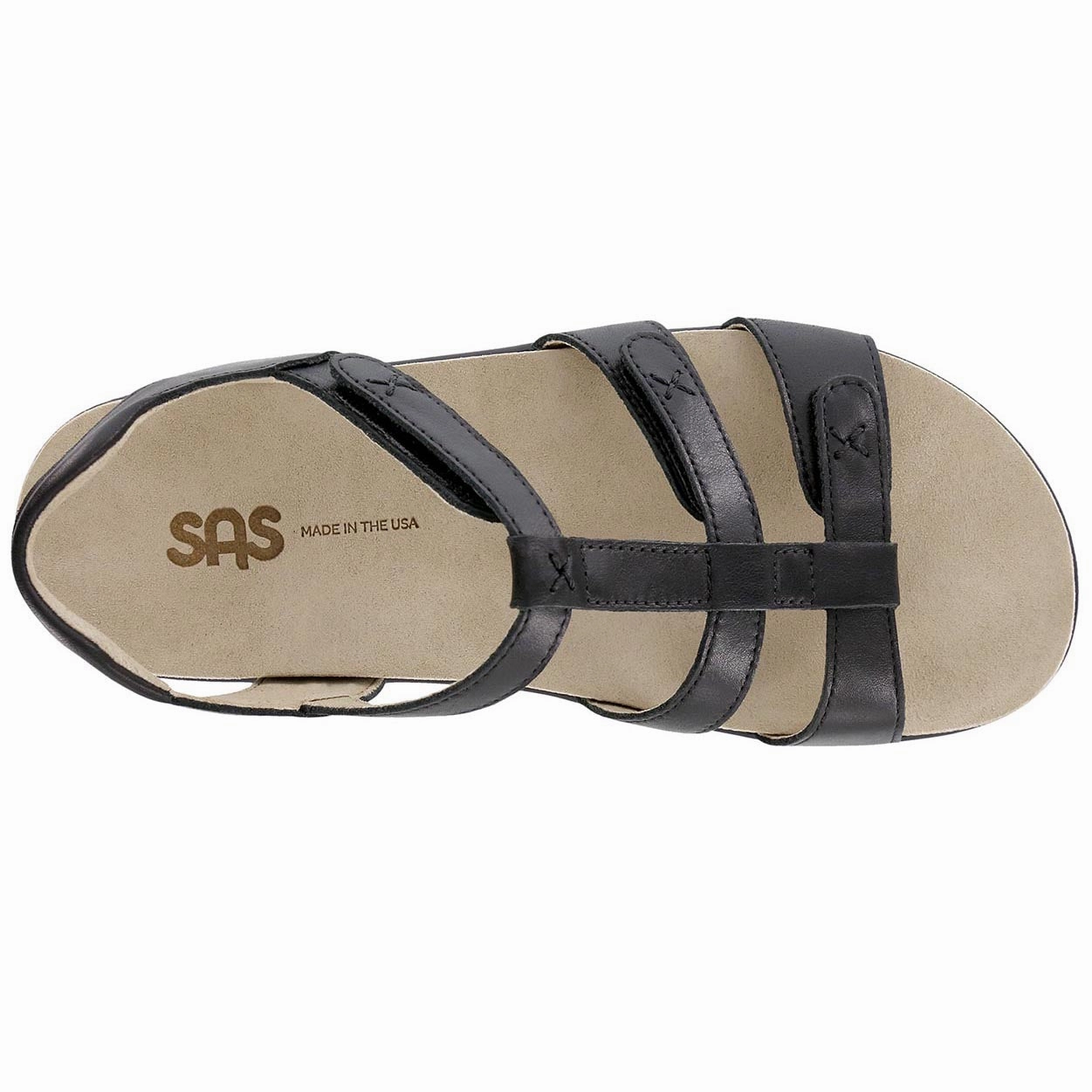 Sorrento - Black SAS orthopedic comfort shoes