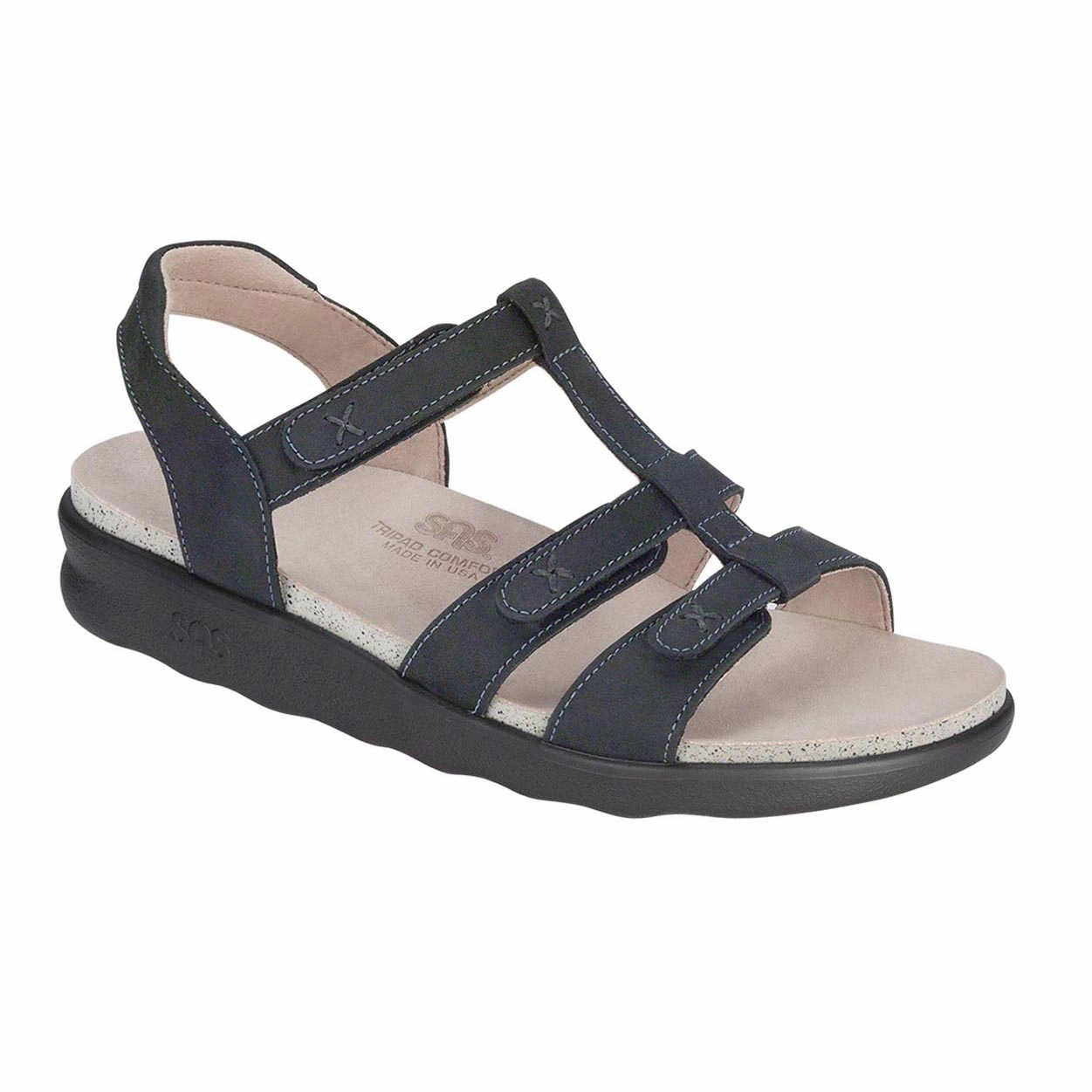 Sorrento - Nero SAS comfort walking shoes with supportive build