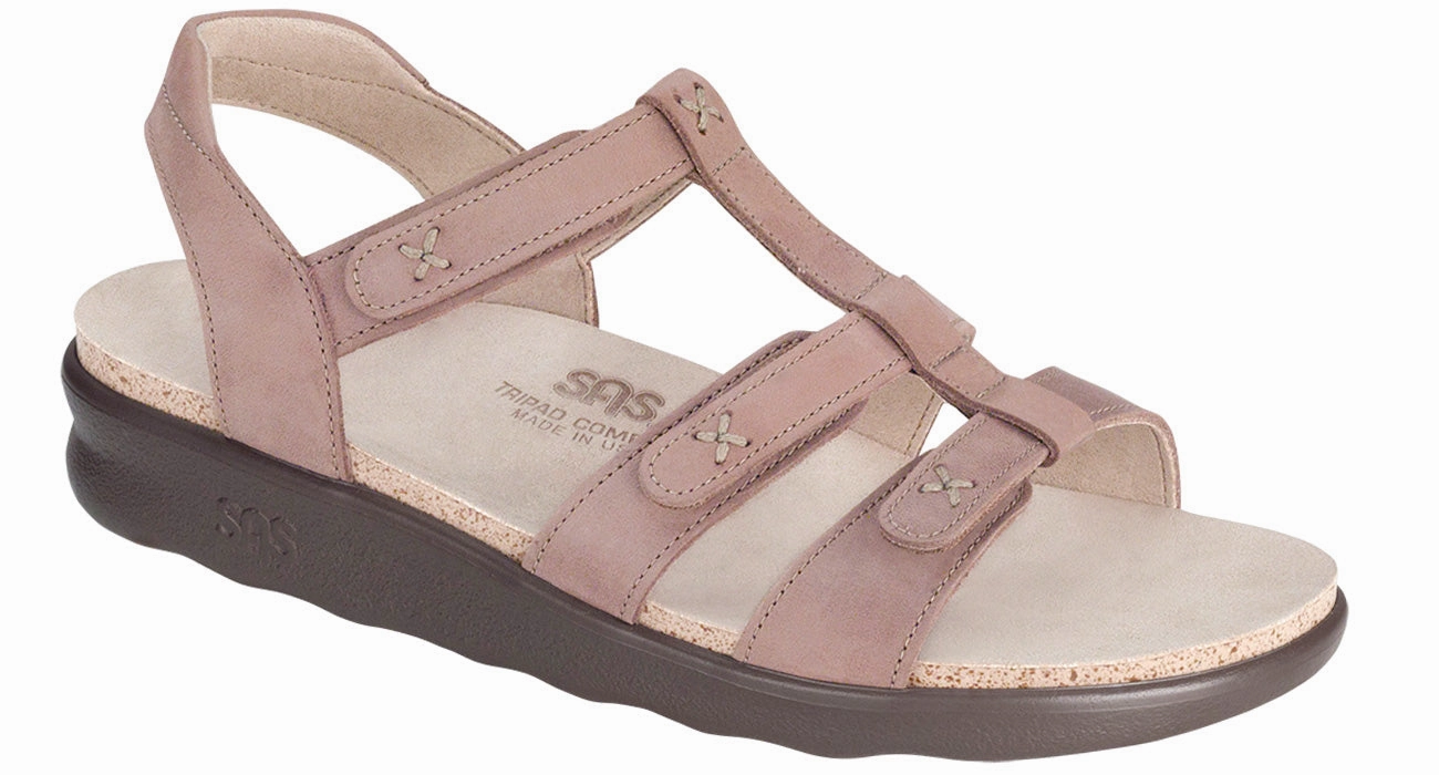 Sorrento - Praline SAS comfort walking shoes with supportive build