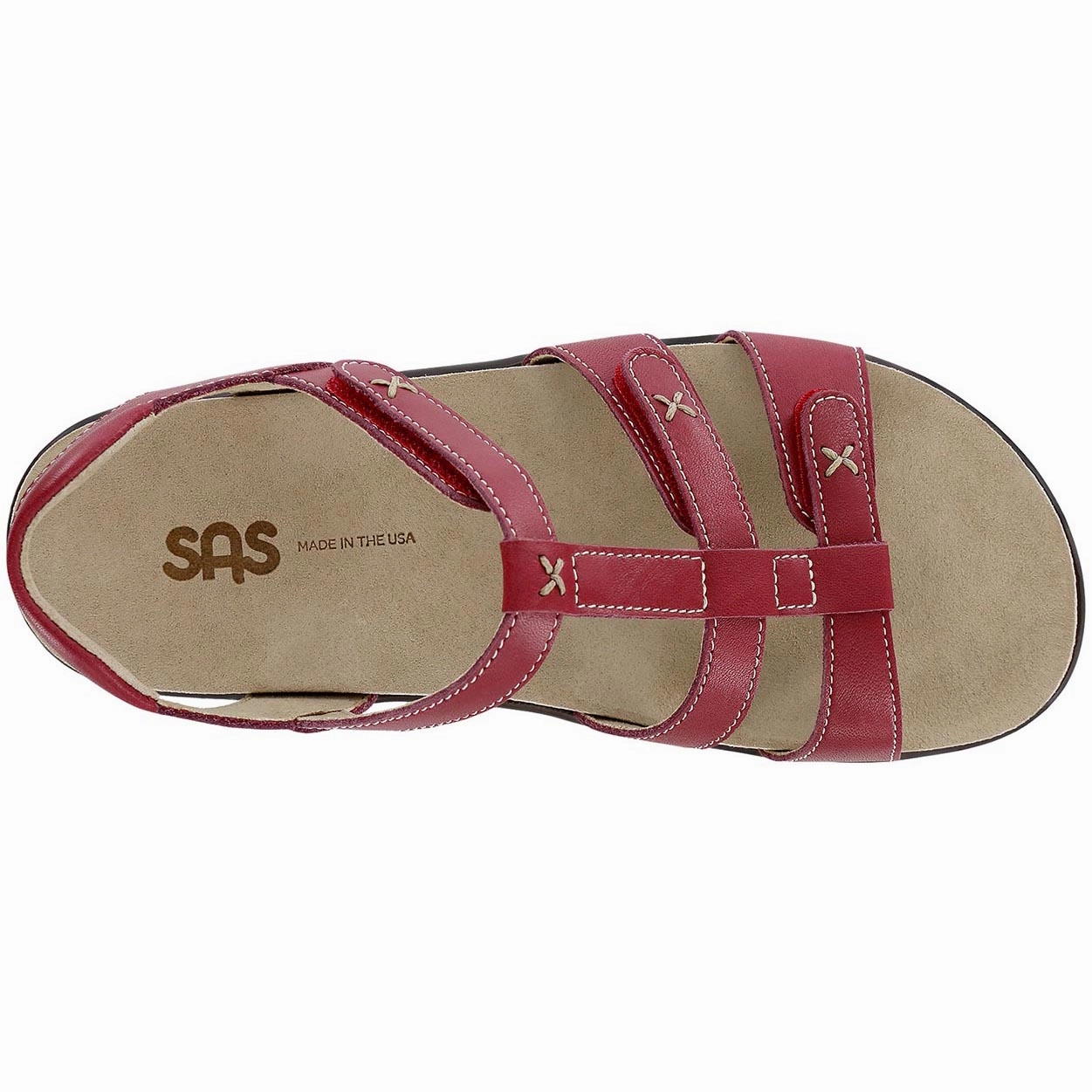 Sorrento - Red SAS orthopedic comfort shoes