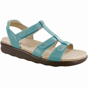 Sorrento - Turquoise SAS comfort walking shoes with supportive build