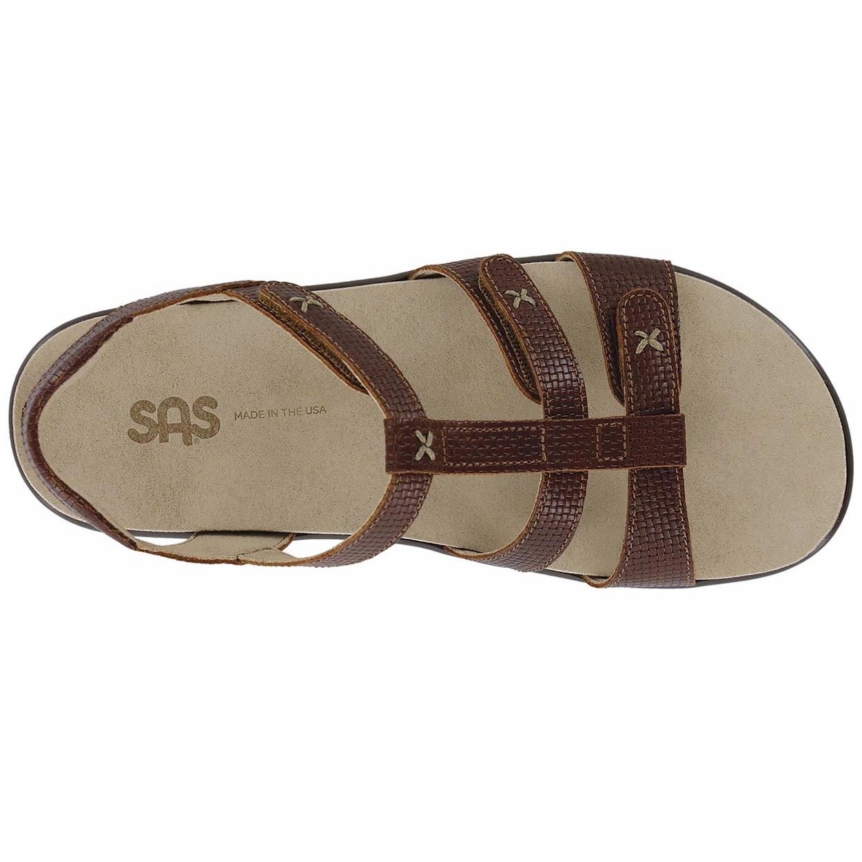 Sorrento - Woven Brandy SAS orthopedic comfort shoes