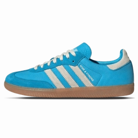Sporty & Rich x Adidas Samba OG 'Blue Rush' Adidas Samba low-profile casual sneakers