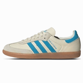 Sporty & Rich x Adidas Samba OG 'Cream Blue' Adidas Samba low-profile casual sneakers