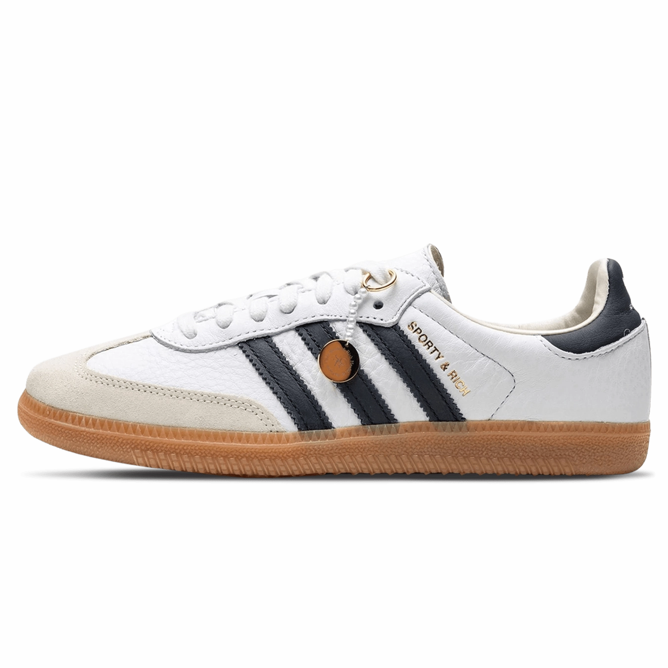 Sporty & Rich x Adidas Samba OG 'White Black' Adidas Samba low-profile casual sneakers