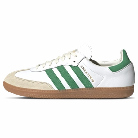 Sporty & Rich x adidas Samba OG 'White Green' Adidas Samba low-profile casual sneakers