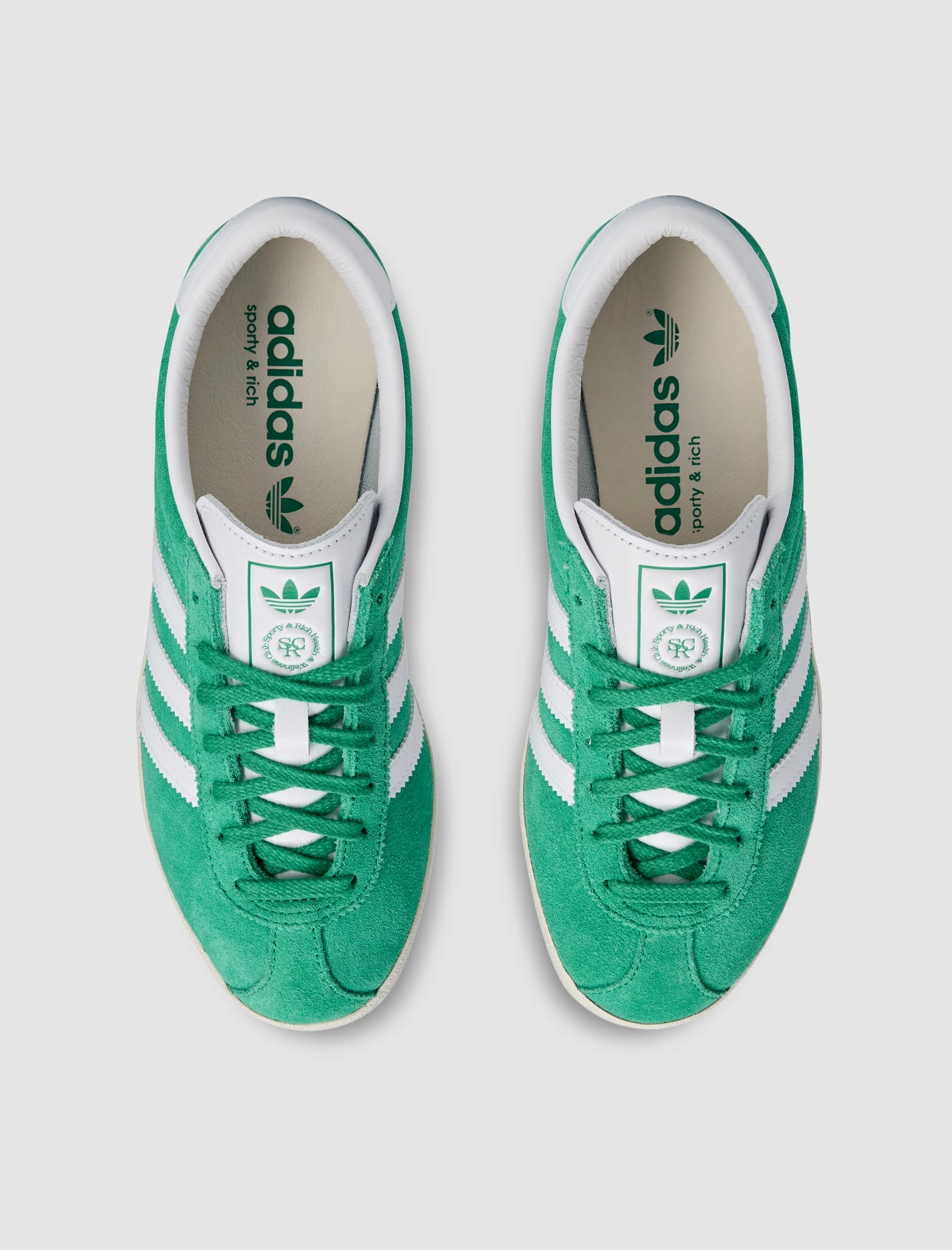 SPORTY AND RICH BLANC "GREEN/WHITE" Everyday trainers for men