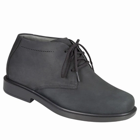 Statesman - Oily Black SAS comfort walking shoes with supportive build