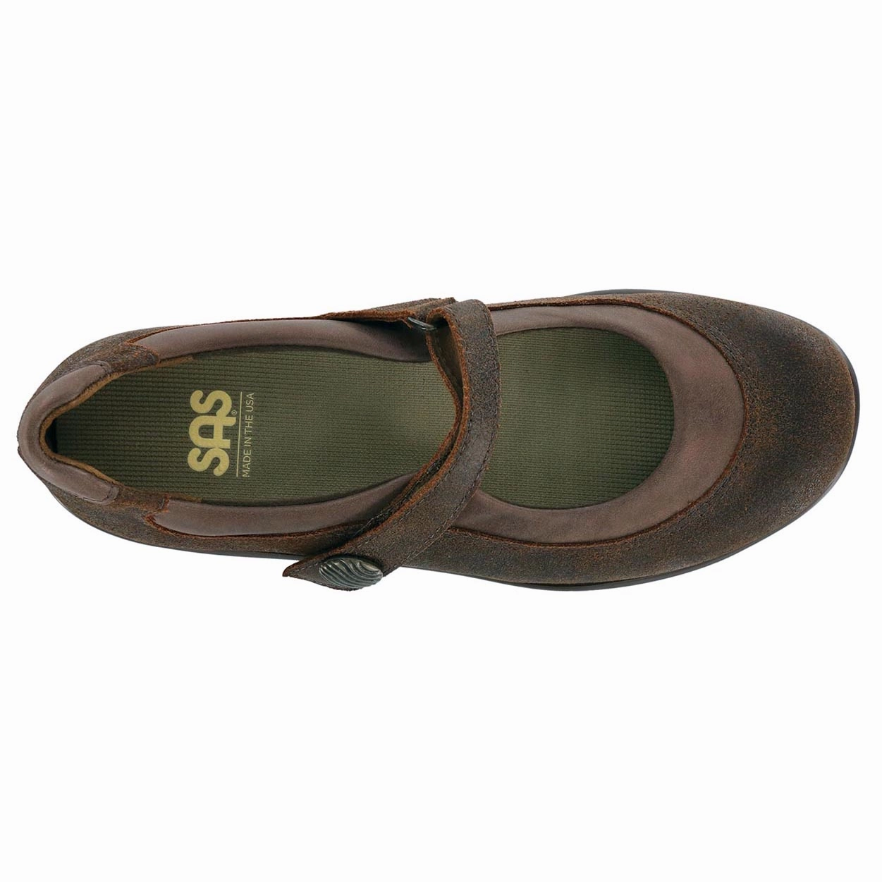 Step Out - Brown SAS orthopedic comfort shoes