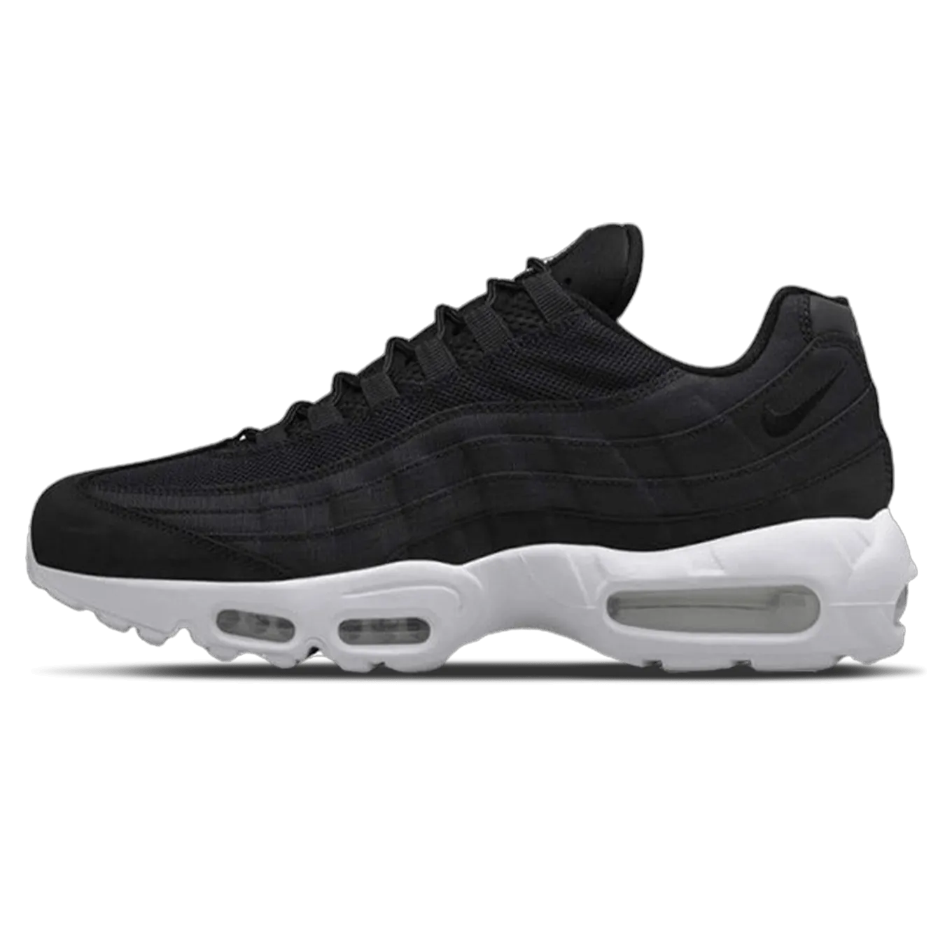 Stussy x Nike Air Max 95 'Black' Nike Air Max lifestyle sneakers with sport details