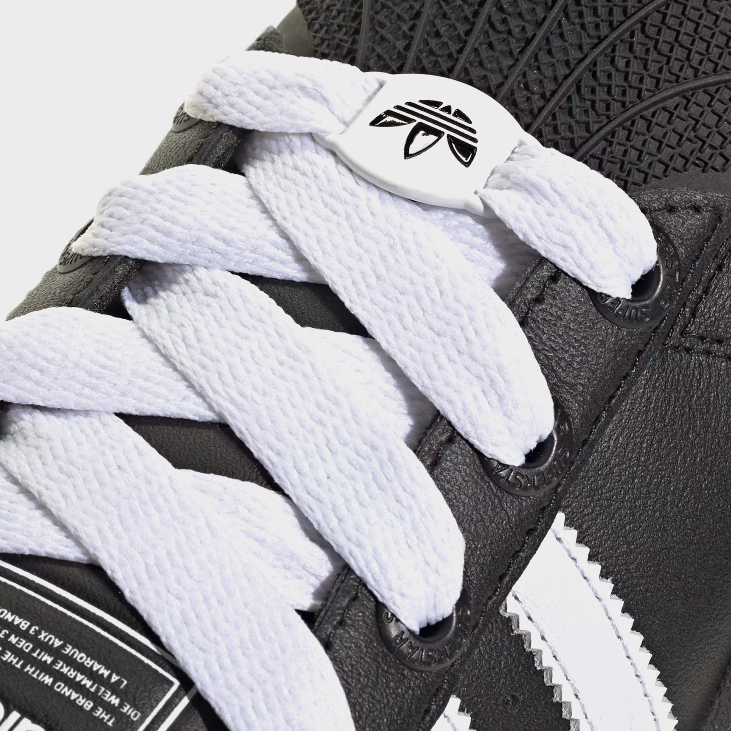 Superstar II Grade School Lifestyle Shoes (Black/White) Shell toe urban sneakers