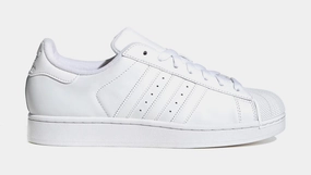 Superstar II Mens Lifestyle Shoes (White) Adidas Superstar shell-toe sneakers with timeless appeal