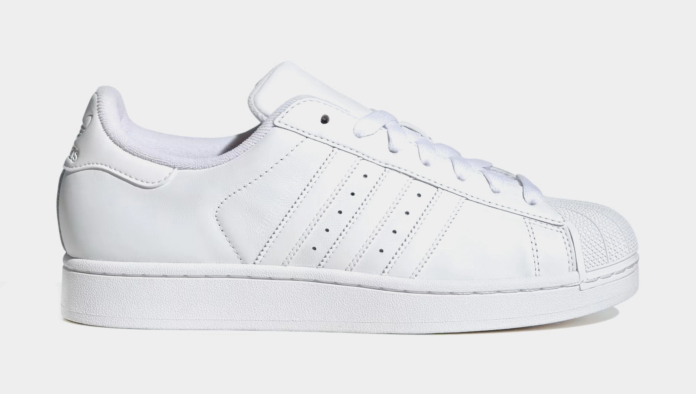 Superstar II Mens Lifestyle Shoes (White) Adidas Superstar shell-toe sneakers with timeless appeal