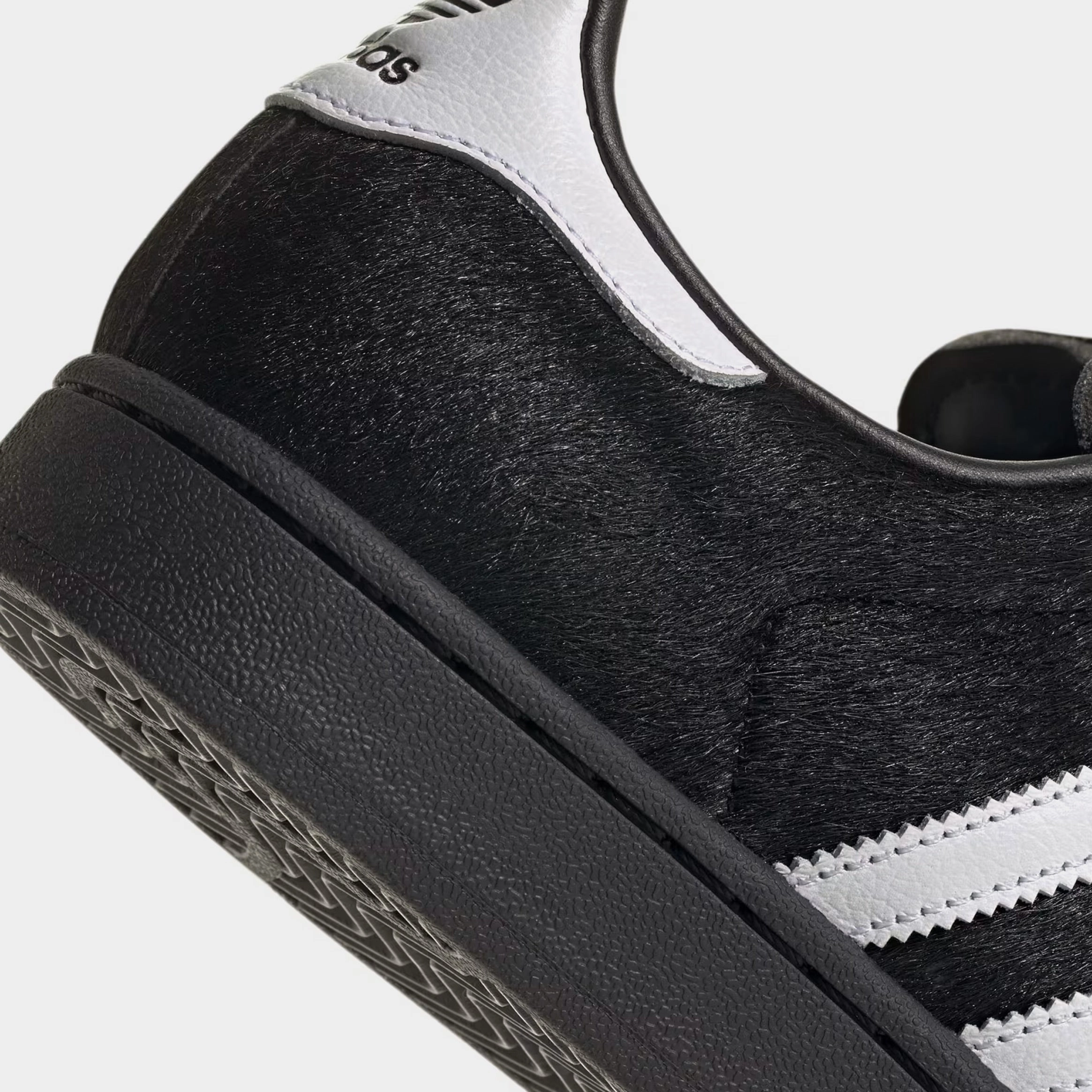 Superstar II Pony Hair Womens Lifestyle Shoes (Core Black/White) Shell toe urban sneakers