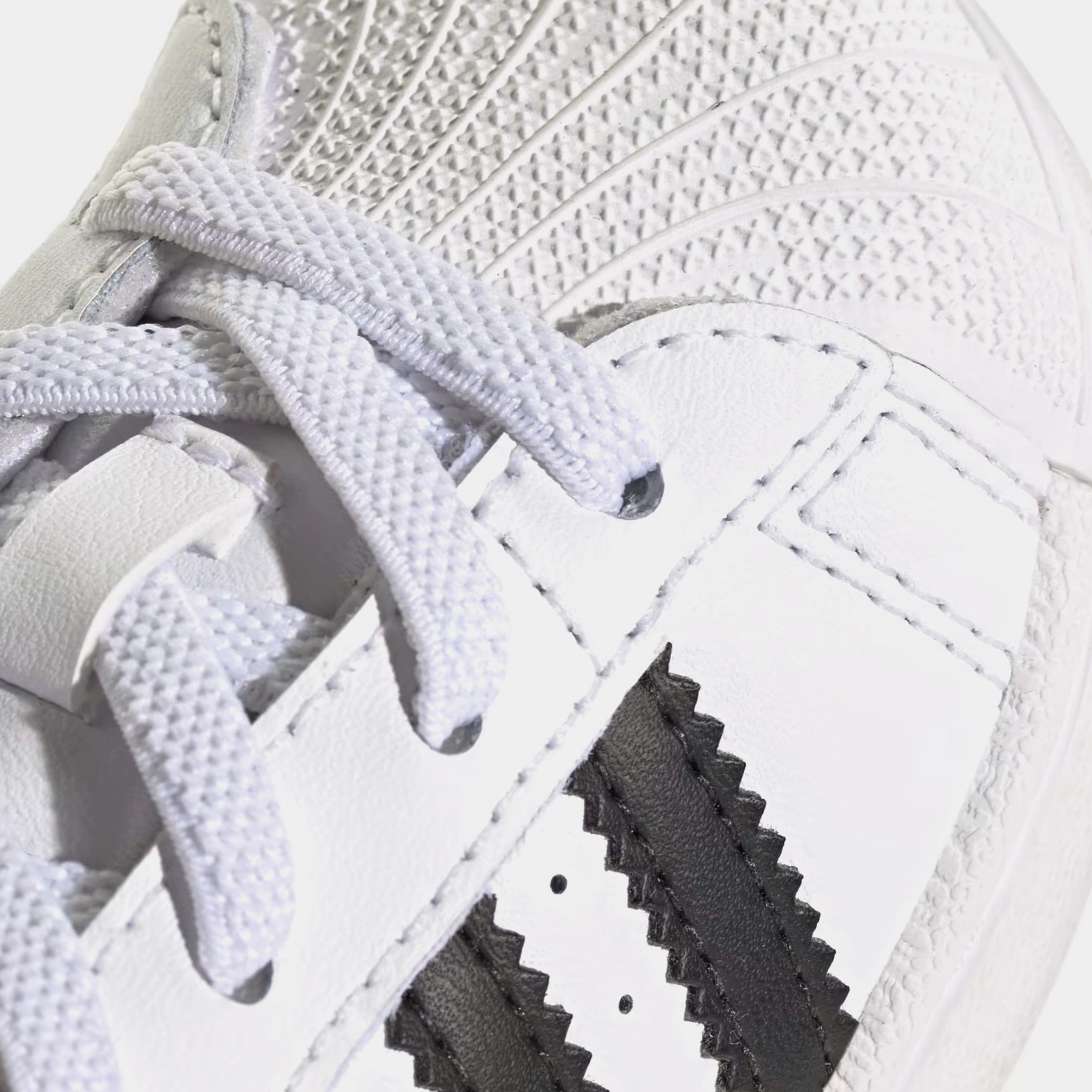 Superstar II Toddler Lifestyle Shoes (Cloud White/Core Black) Shell toe urban sneakers
