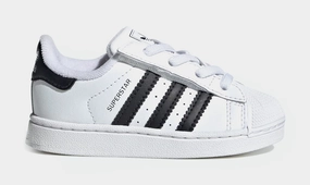 Superstar II Toddler Lifestyle Shoes (Cloud White/Core Black) Adidas Superstar shell-toe sneakers with timeless appeal