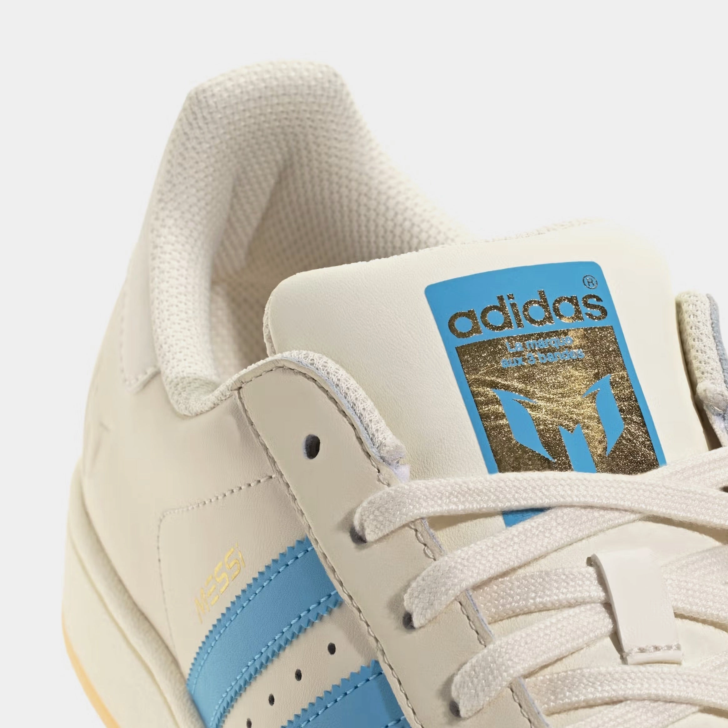 Superstar Messi Mens Lifestyle Shoes (White/Blue) Shell toe urban sneakers