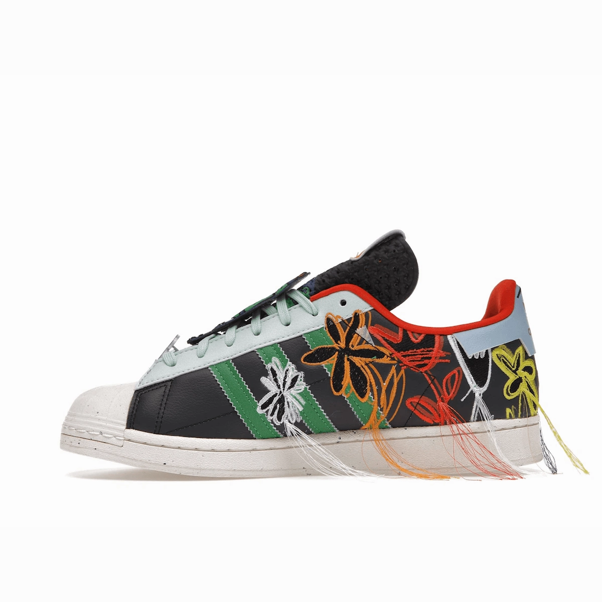 Superstar X Sean Wotherspoon Black Superearth Bold logo street sneakers