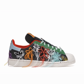 Superstar X Sean Wotherspoon Black Superearth Adidas Originals iconic sneakers with bold design