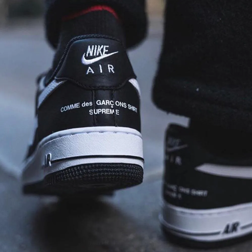 Supreme x Comme des Garcons x Nike Air Force 1 Low Black White Nike Air Force 1 low-top sneakers