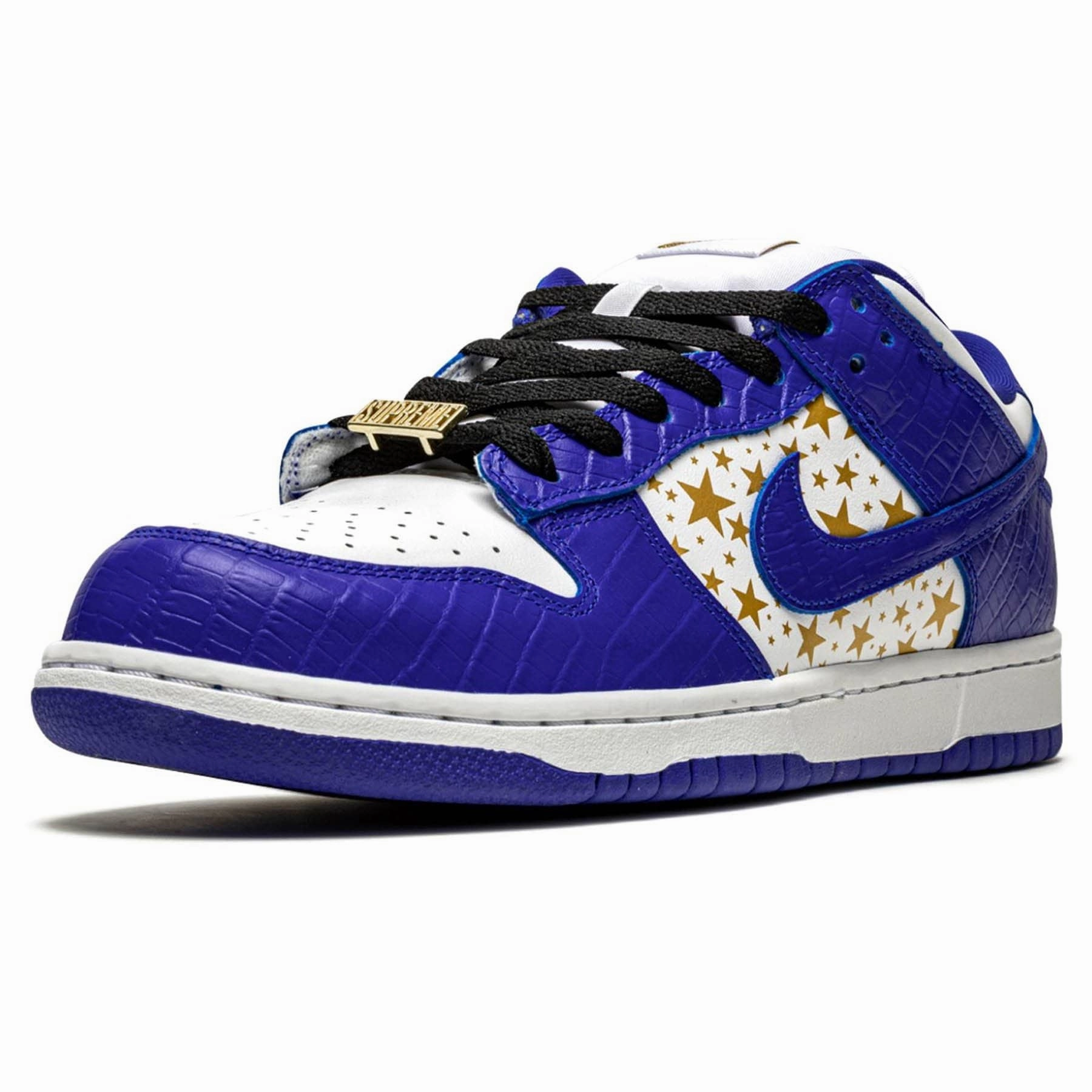 Supreme x Nike Dunk Low OG SB QS 'Hyper Royal' Nike SB skateboarding shoes