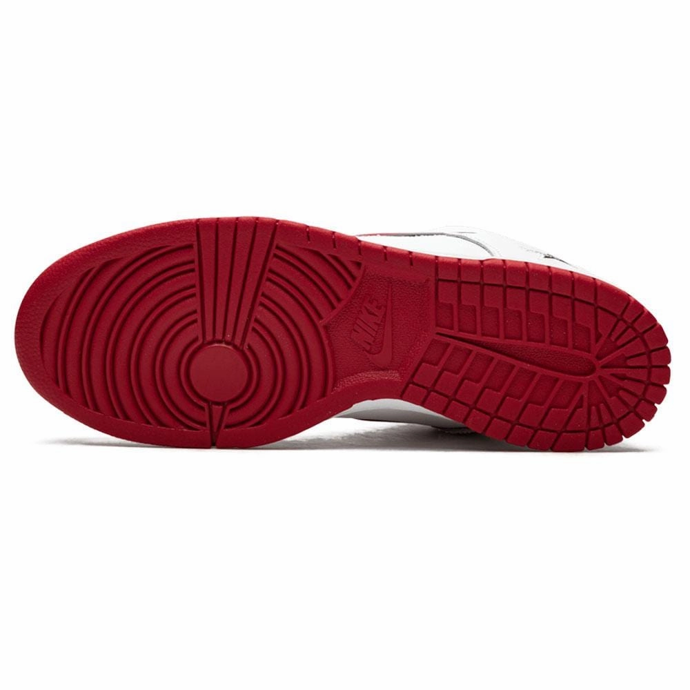 Supreme x Nike SB Dunk Low Red White Nike SB skateboarding shoes