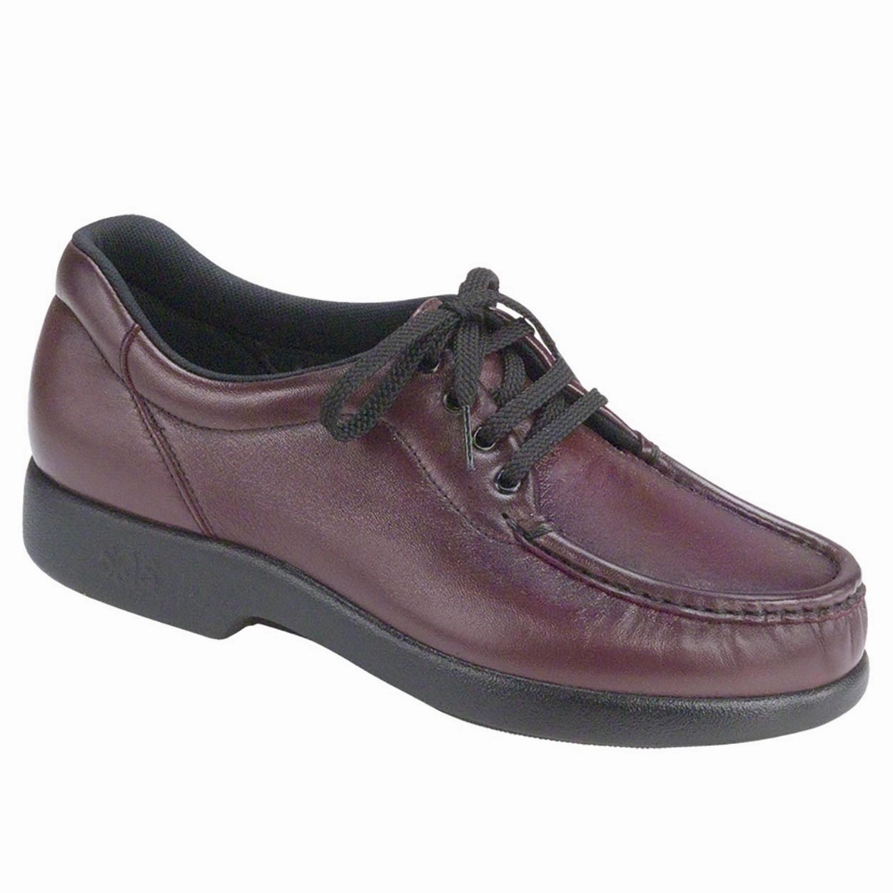 Take Time - Antique Wine SAS comfort walking shoes with supportive build