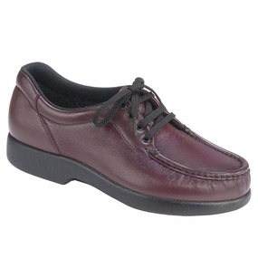 Take Time - Antique Wine SAS comfort walking shoes with supportive build