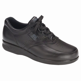 Time Out - Black SAS comfort walking shoes with supportive build