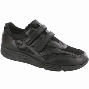TMV - Black SAS comfort walking shoes with supportive build