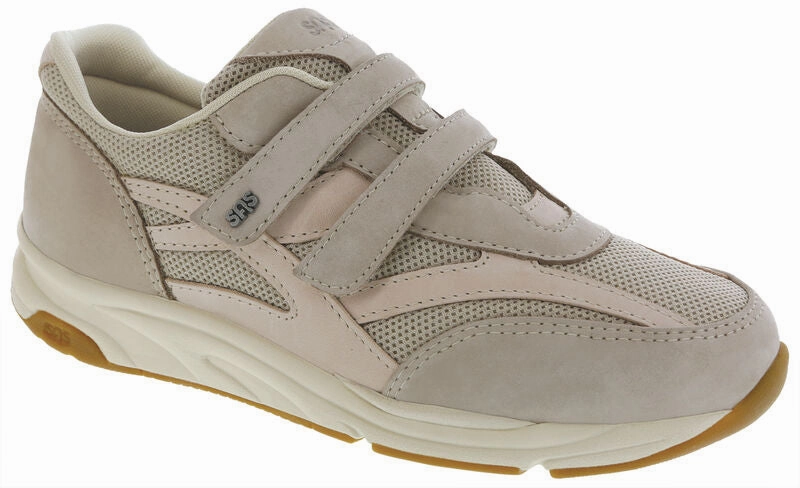 TMV - Taupe/Pink SAS comfort walking shoes with supportive build