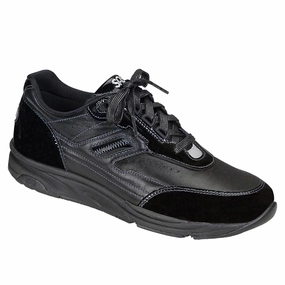Tour - Black Patent SAS comfort walking shoes with supportive build