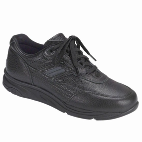Tour - Black SAS comfort walking shoes with supportive build