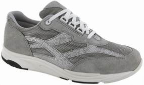 Tour - Plata Grey SAS comfort walking shoes with supportive build
