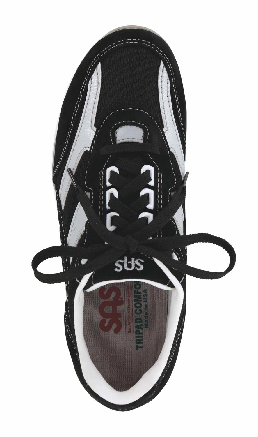 Tour Mesh - Black/Silver SAS orthopedic comfort shoes