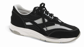 Tour Mesh - Black/Silver SAS comfort walking shoes with supportive build