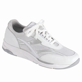 Tour Mesh - Silver SAS comfort walking shoes with supportive build