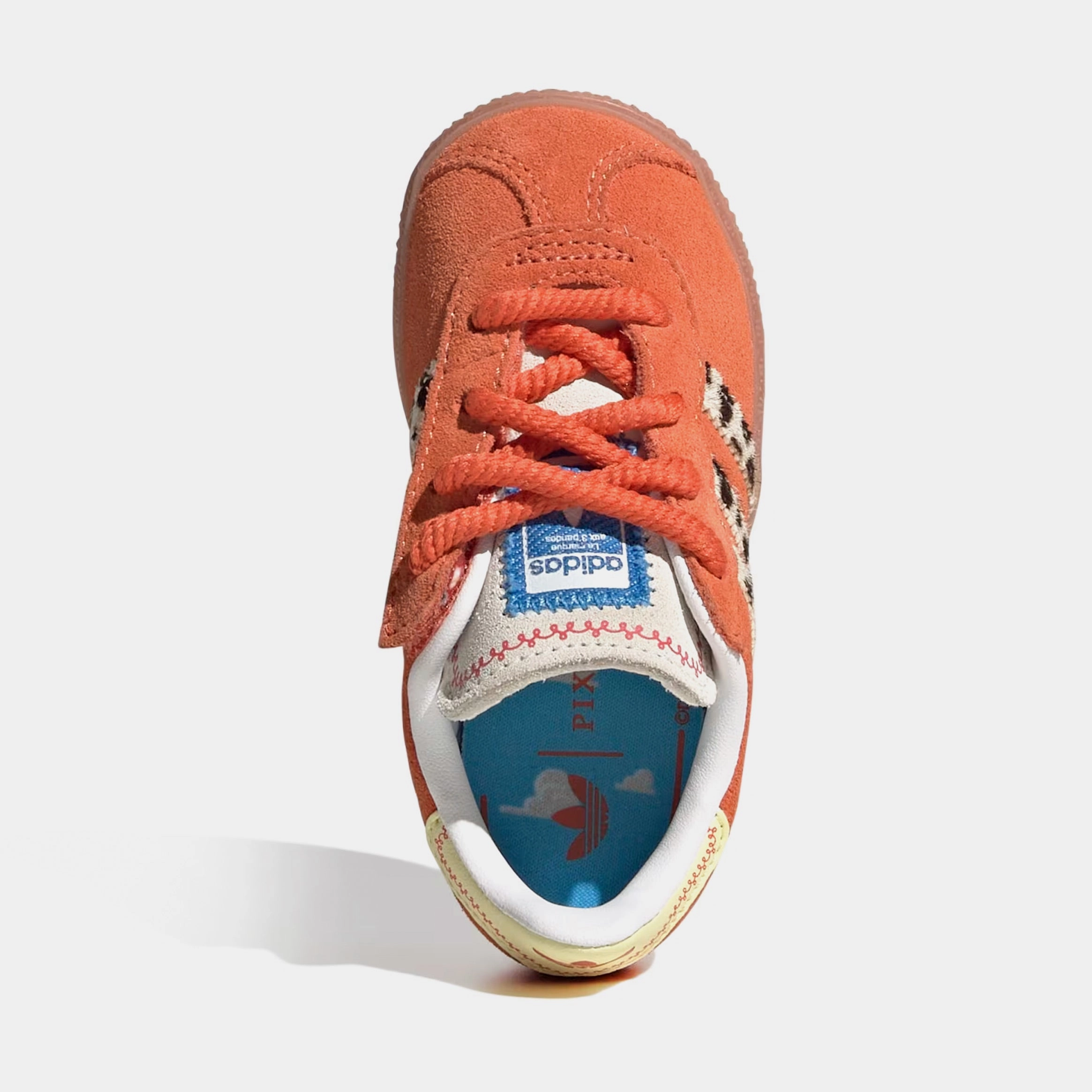 Toy Story x Gazelle Infant Toddler Lifestyle Shoes (Orange/Yellow) Old-school fashion sneakers